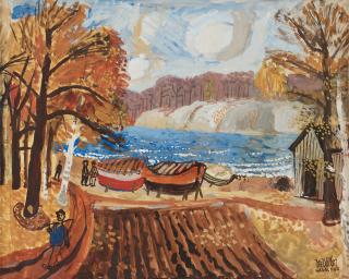 Olle Olsson-Hagalund - ”Motiv från Bellevue” (Scene from Bellevue [Park], Stockholm)