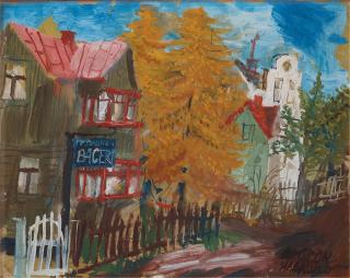 Olle Olsson-Hagalund - Street in Hagalund