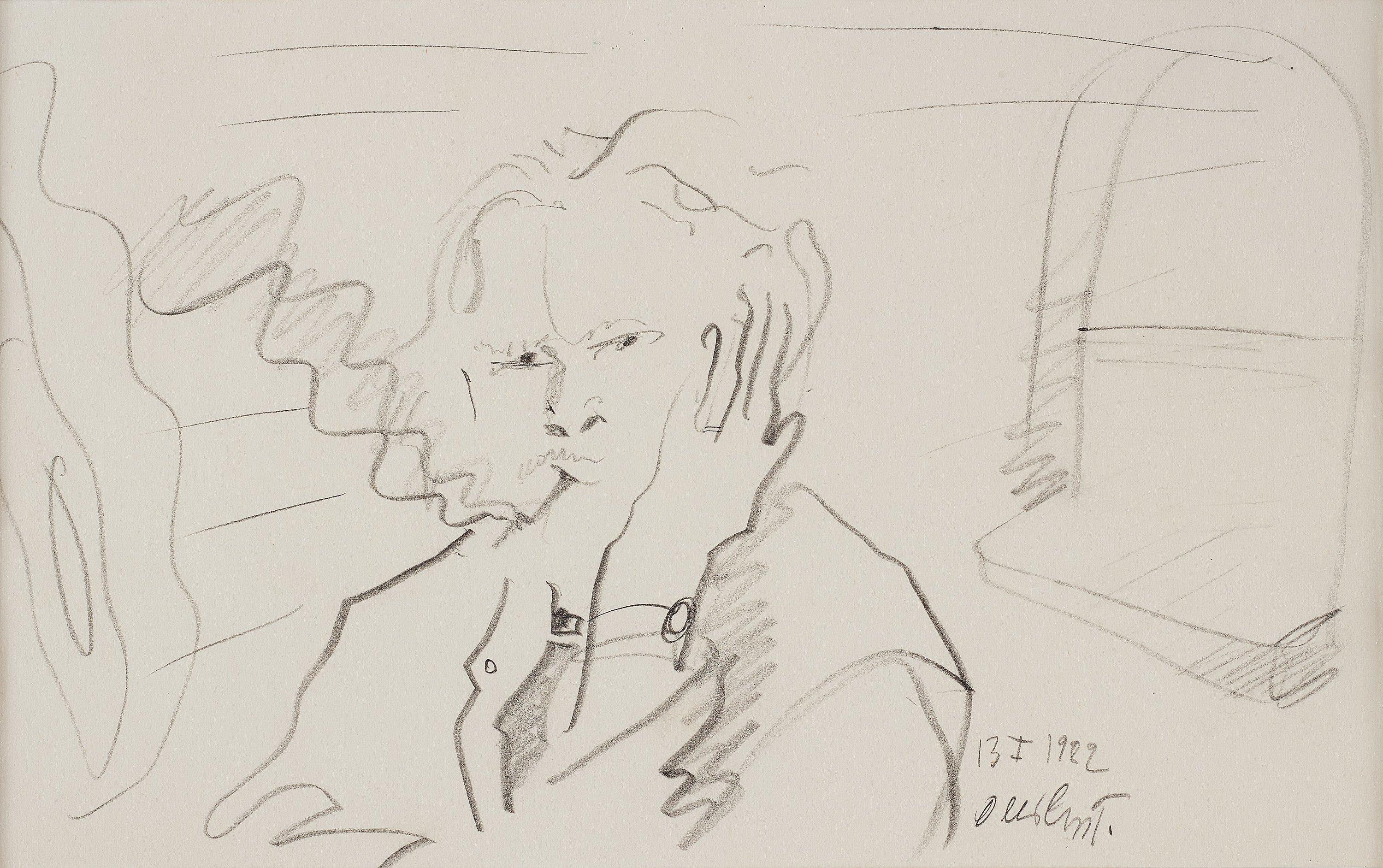 Olli Lyytikäinen - ”Självporträtt. 13.1.1982”