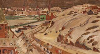 Olof Ågren - Motif from south of Riddarfjärden