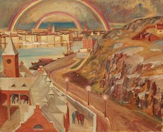 Olof Ågren - View from Söder Mälarstrand, Stockholm