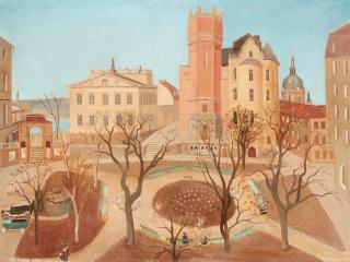 Olof Ågren - View over Mosebacke square, Stockholm