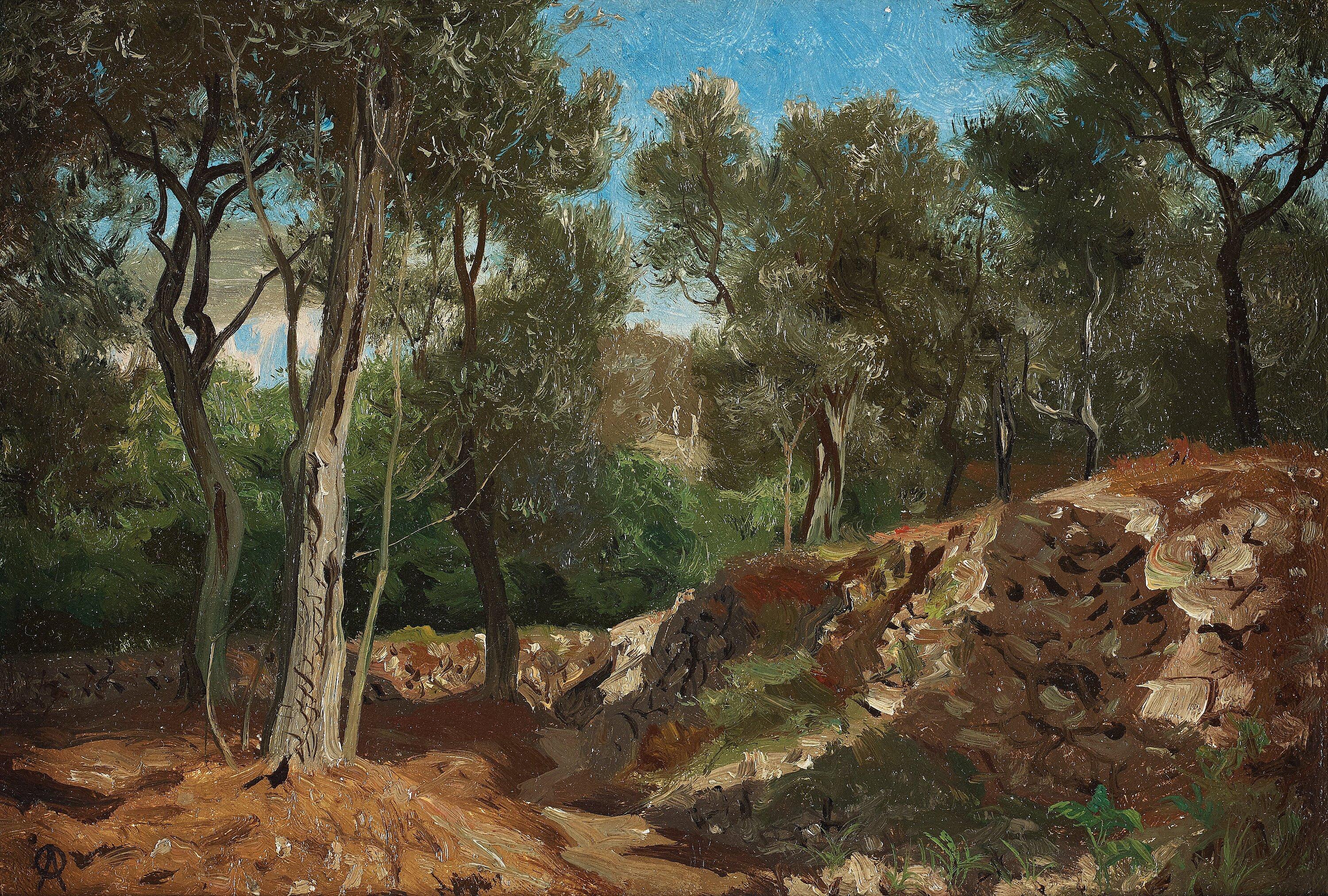 Olof Arborelius - Olive grove, Capri