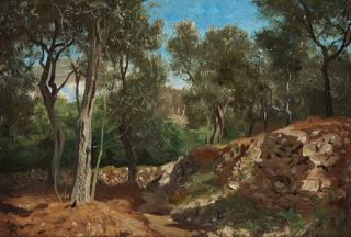 Olof Arborelius - Olive grove, Capri