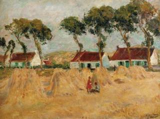 Olof August Andreas Jernberg - In the field in summer