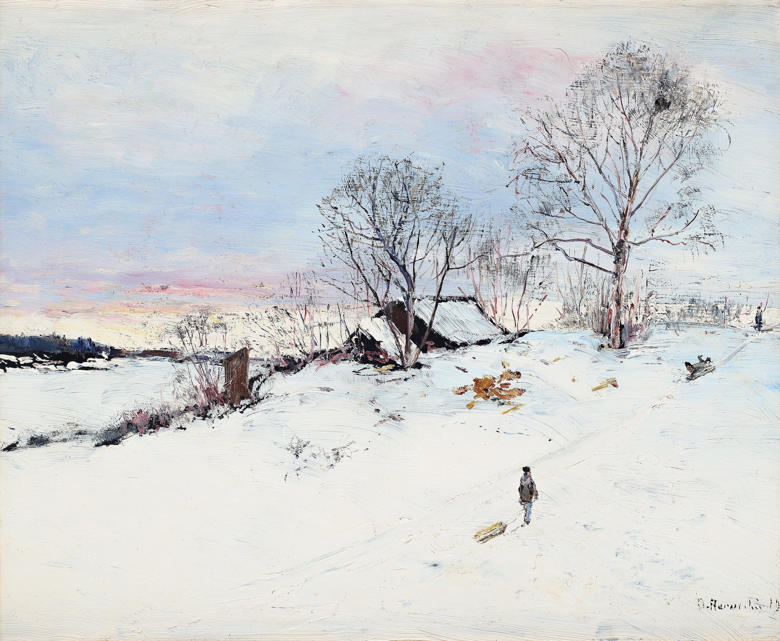Olof Hermelin - Winter scene