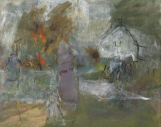 Oluf Host - Figures in a landscape