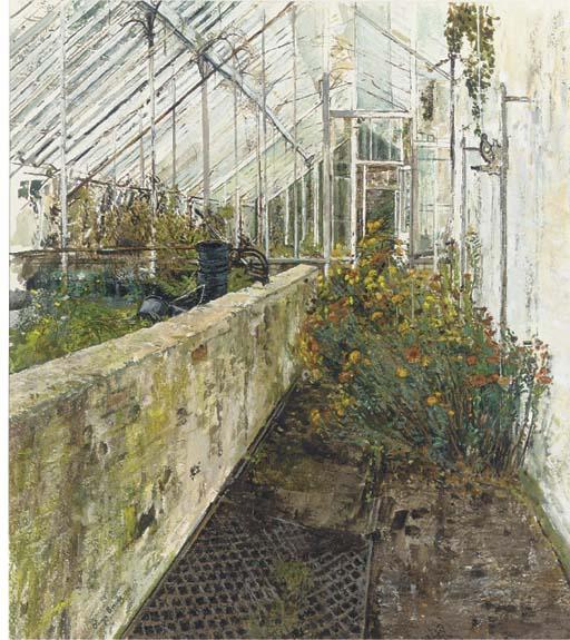 Olwyn Bowey, R.A. - Greenhouses, West Dean