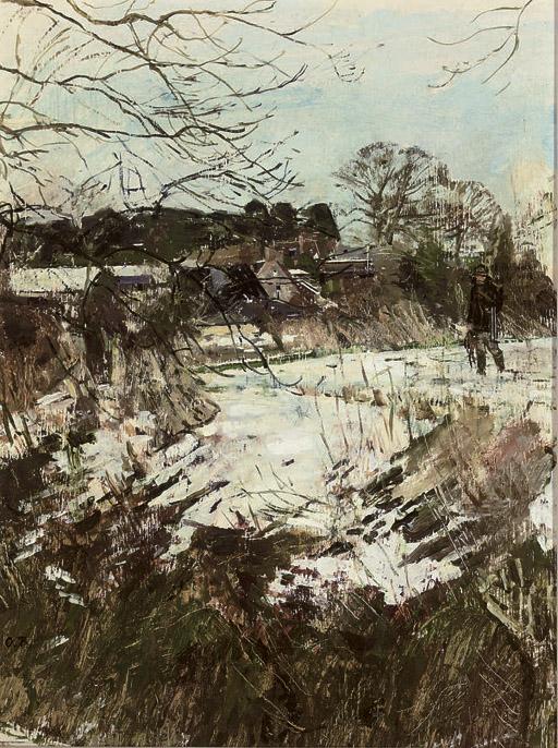 Olwyn Bowey, R.A. - Shooting in the snow