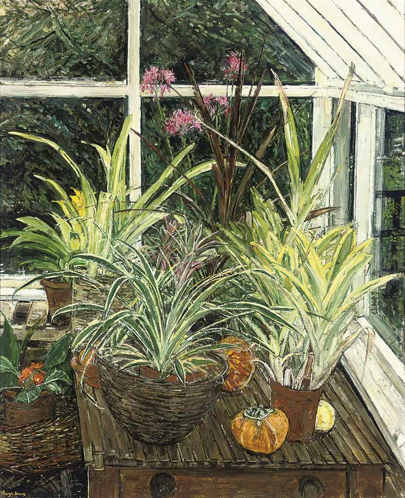 Olwyn Bowey, R.A. - The greenhouse