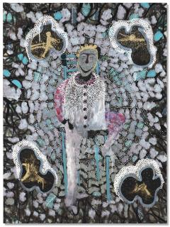 Omar Ba - Black Skin White Mask - clin d\'œil à Frantz Fanon