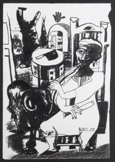 Omar El-Nagdi - The Flute Player