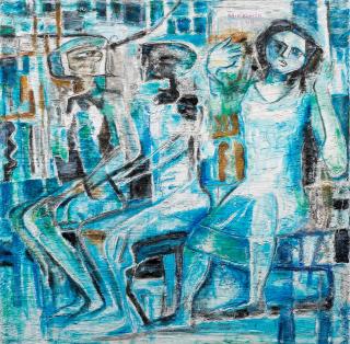 Omar El-Nagdi - Untitled (Bleue)