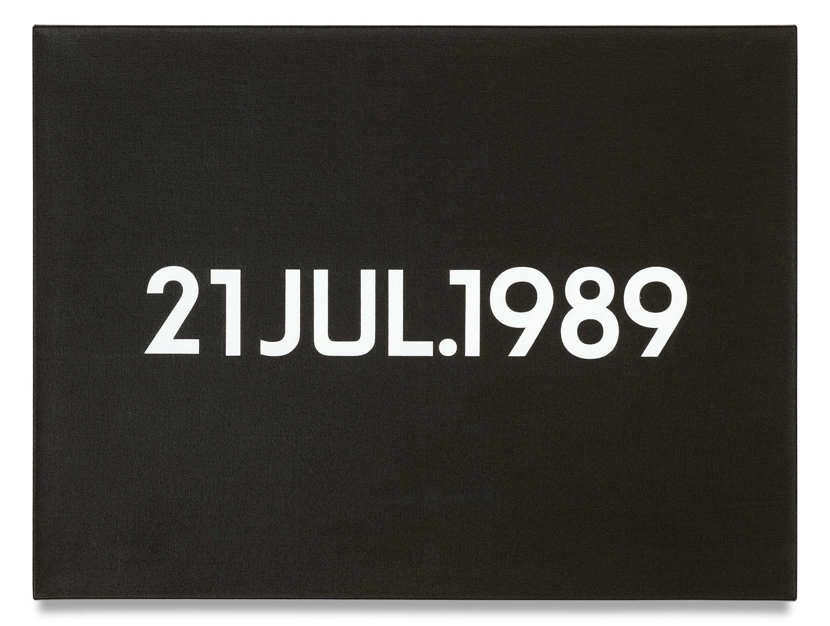 On Kawara - 21 JUL. 1989, from Today series, 1966–2013
