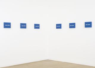 On Kawara - A Corner Piece: Aug. 1, 2005. Aug. 2, 2005. Aug. 3, 2005. Sept. 1, 2005. Sept. 2, 2005. Sept. 3, 2005