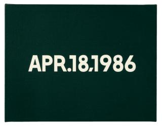 On Kawara - April 18, 1986
