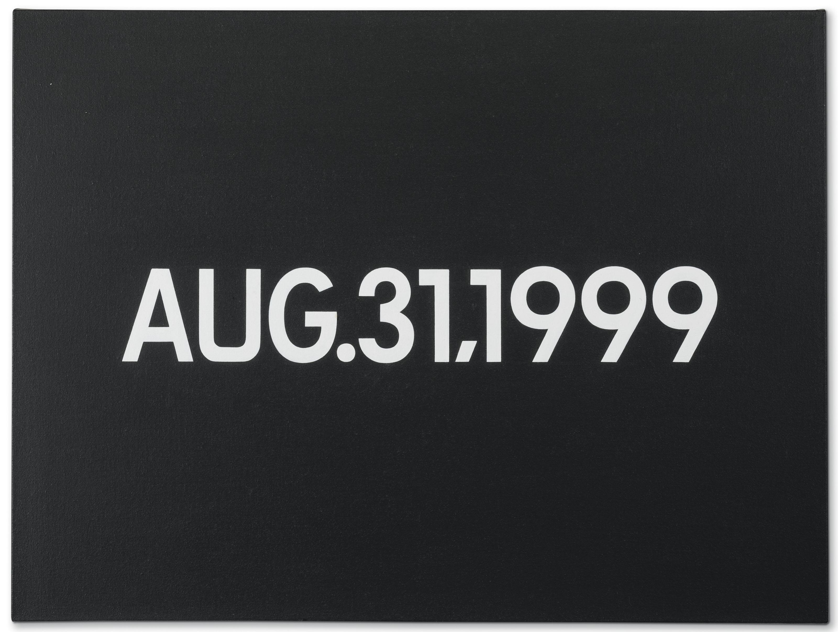 On Kawara - AUG. 31, 1999