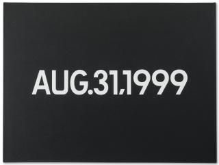 On Kawara - AUG. 31, 1999