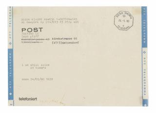 On Kawara - I Am Still Alive