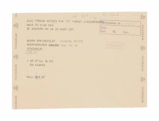 On Kawara - I am Still Alive