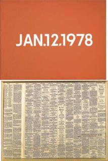 On Kawara - JAN. 12, 1978