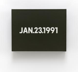 On Kawara - Jan.23,1991, from \