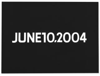 On Kawara - June 10, 2004 (From Today Series, 1966-2013)