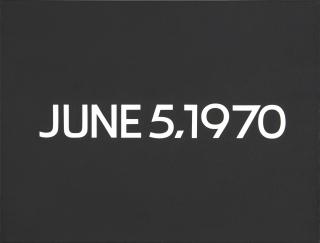 On Kawara - June 5, 1970 (Today Series No. 102)