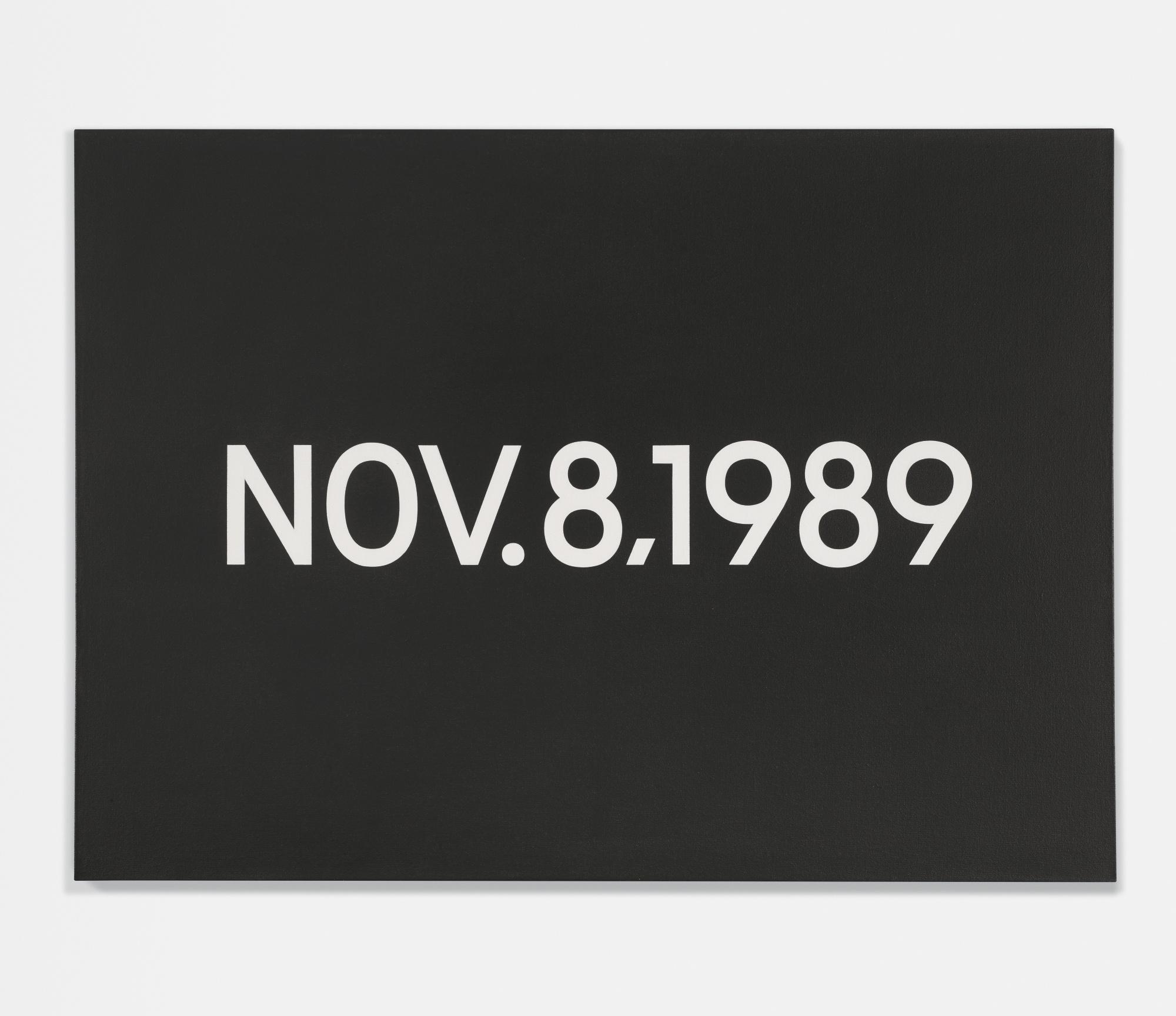 On Kawara - Nov. 8, 1989