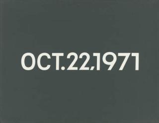 On Kawara - Oct. 22, 1971