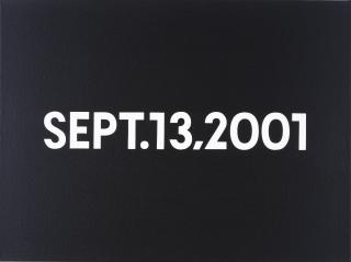 On Kawara - SEPT. 13, 2001