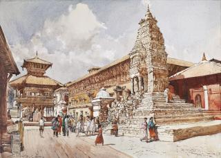 Ong Kim Seng - Bhaktapur Main Street