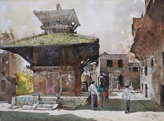 Ong Kim Seng - Nepalese Scene