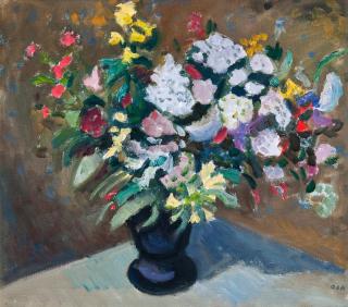 Onni Oja - Still-Life With Flowers.