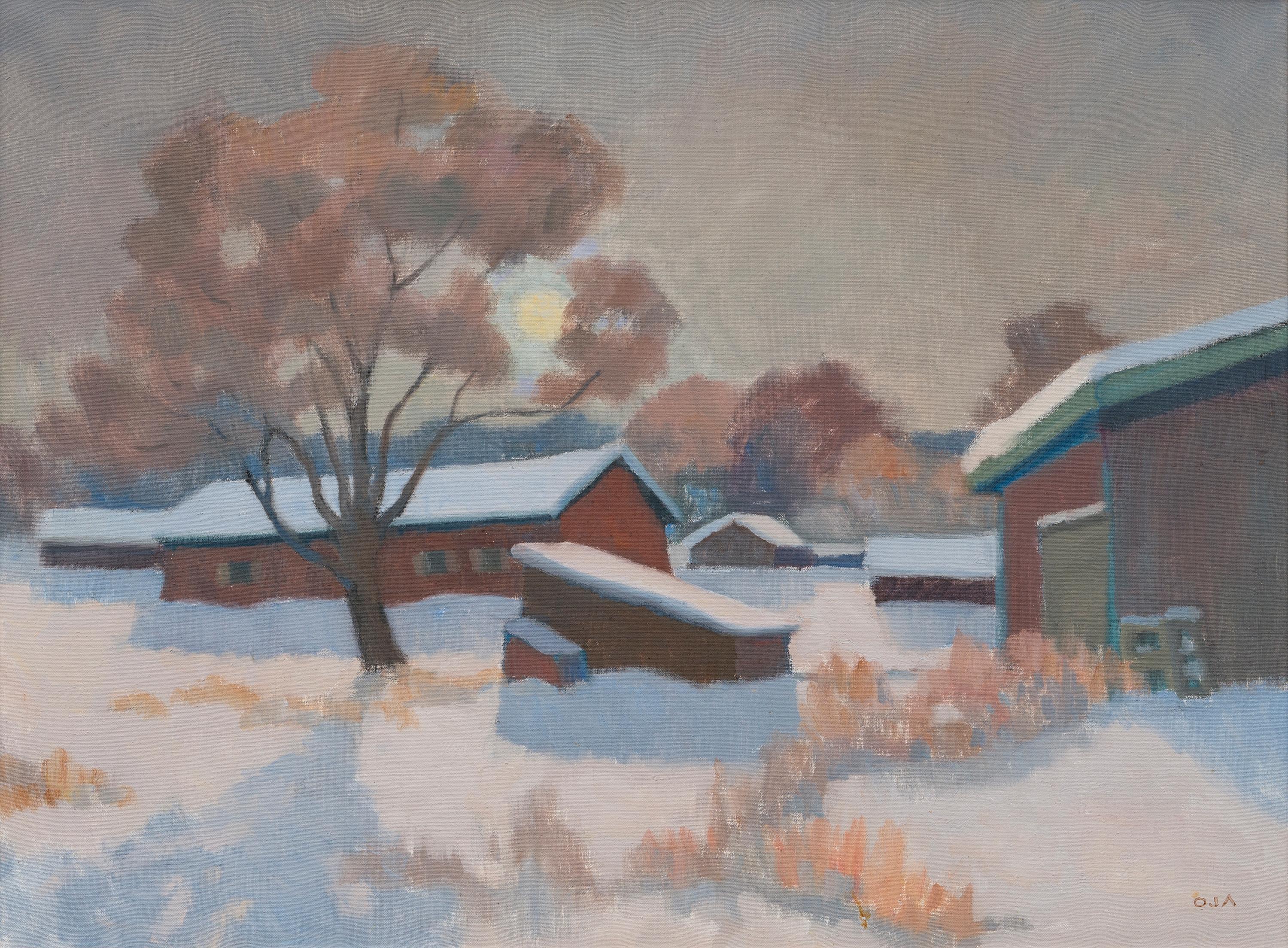 Onni Oja - Winter Landscape.