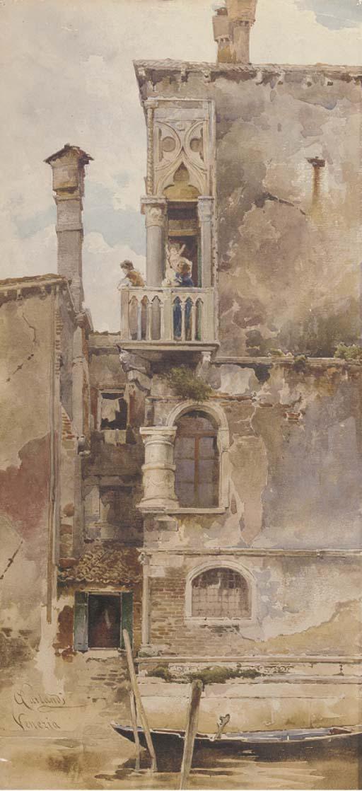 Onorato Carlandi - A Venetian Backwater