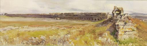 Onorato Carlandi - Antico acquedotto nella Campagna Romana
