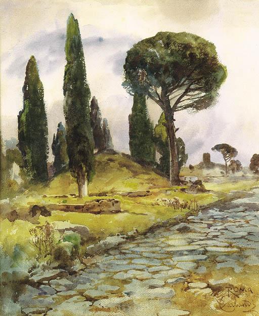 Onorato Carlandi - Roma, Via Appia Antica