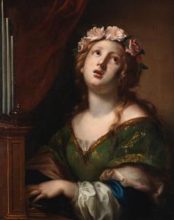 Onorio Marinari - Saint Cecilia