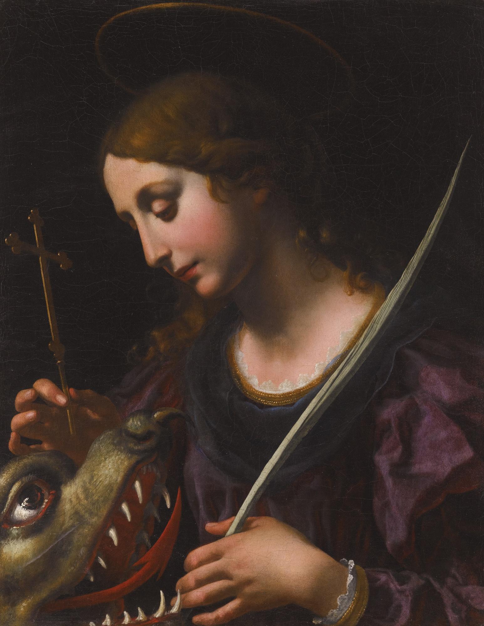 Onorio Marinari - Saint Margaret Of Antioch