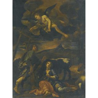 Onorio Marinari - The Annunciation To The Shepherds