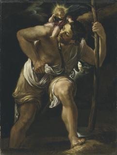 Orazio Borgianni - Saint Christopher Carrying the Infant Christ