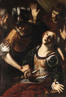 Orazio Borgianni - The Death of Lucretia