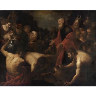 Orazio de Ferrari - Moses Giving Water To The Israelites In The Desert