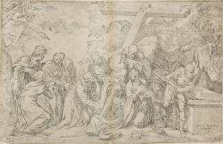 Orazio Farinati - Die Kreuzabnahme.