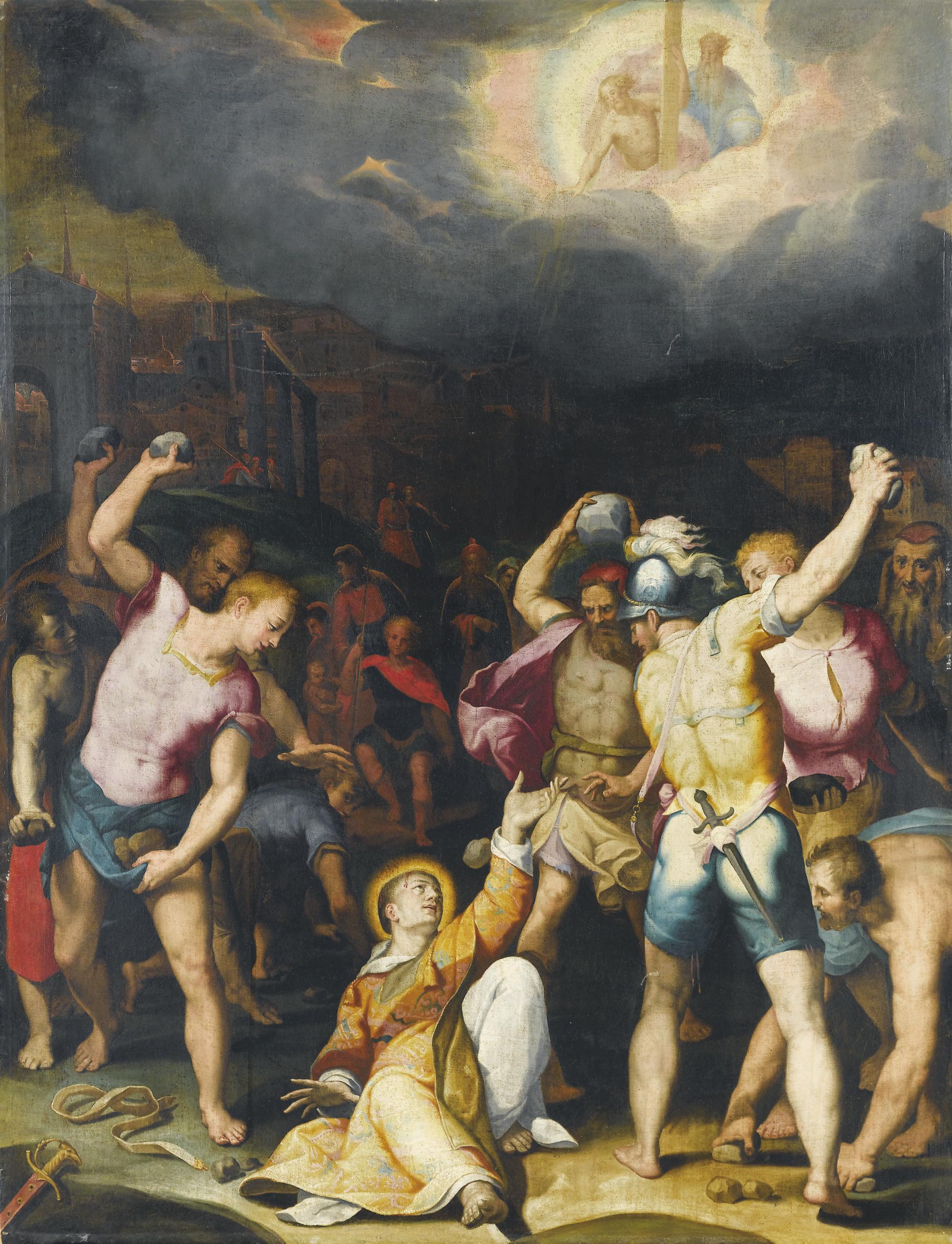 Orazio Samacchini - Lapidazione di Santo Stefano