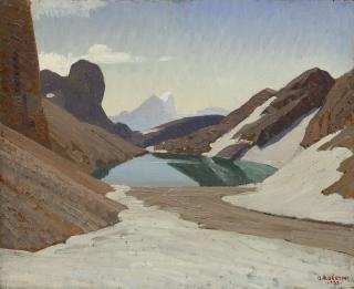 Oreste Albertini - Lago alpino