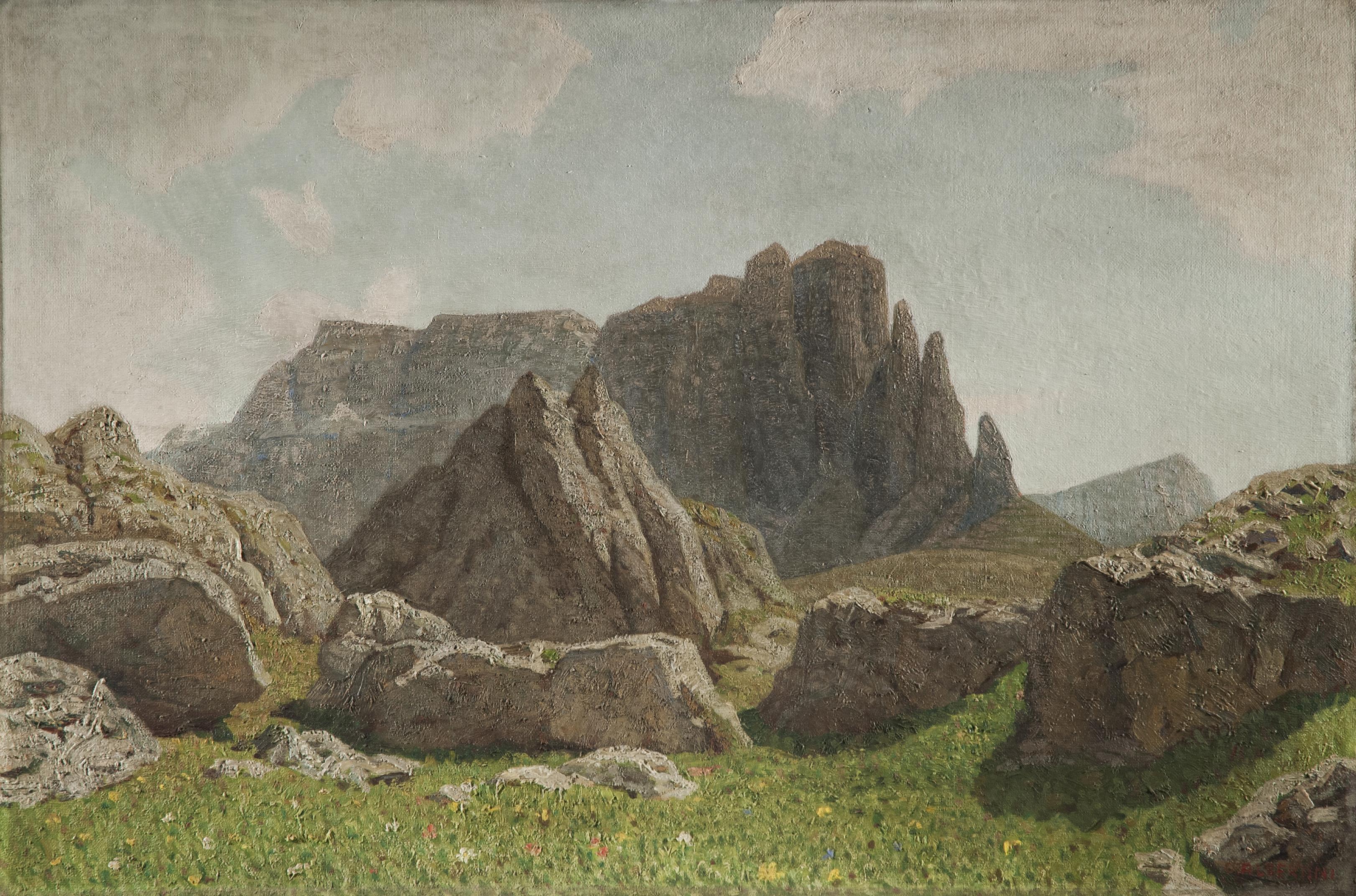 Oreste Albertini - Morning in Passo Sella