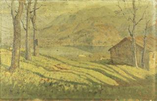 Oreste Albertini - Paesaggio Lacustre