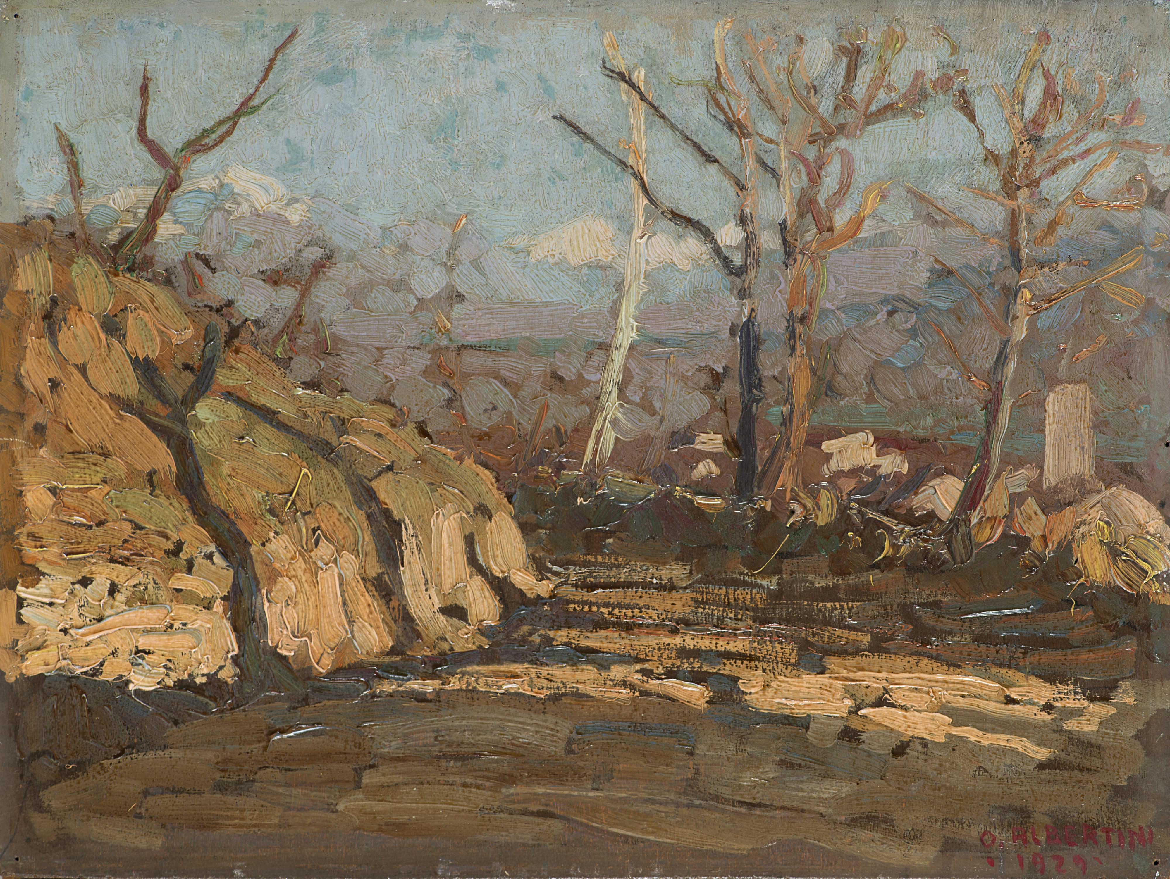 Oreste Albertini - Sole d\'inverno. Viconago